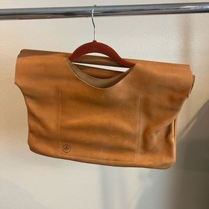 Hustle and Hide Giant Clutch-Style Leather Bag